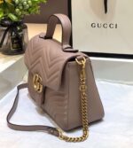 Gucci Marmont Top Handle Like Auth Women’s Handbag with Gold Buckle 27cm - Image 4
