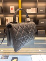 Chanel Trendy Replica 11 Brown Leather Full Box Handbags 25cm - Image 7
