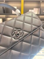 Chanel Trendy Replica 11 Brown Leather Full Box Handbags 25cm - Image 5