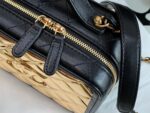 Chanel Vanity Case Black Yellow Replica 1:1 Box Form Handbags 19cm - Image 3