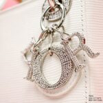 Dior My Lady White Beaded Handbag 21x18x9cm - Image 2