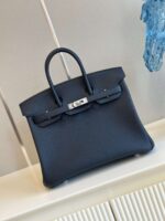 HN 30 Dakr Blue Togo Leather Palladium Hardware - Image 3