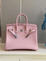 HN 25 Rose Pink Togo Leather Palladium Hardware - Image 4