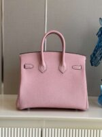 HN 25 Rose Pink Togo Leather Palladium Hardware - Image 5