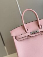 HN 25 Rose Pink Togo Leather Palladium Hardware - Image 3