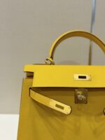 HN 25 Lime Fluo Yellow Epsom Gold Hardware - Image 3