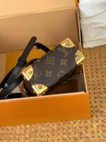 Louis Vuitton LV Camera Box Monogram Like Auth Handbags 12.5×17.6x6cm - Image 4