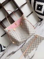 Louis Vuitton LV Neverfull Handbags Caro Pattern 32x29x17cm - Image 8