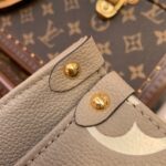 Louis Vuitton LV Onthego Woman’s Grey Cowhide Leather Handbags 25cm - Image 5