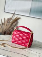 Louis Vuitton LV Twist Like Auth Woman’s Red Handbags Smooth Leather 23cm - Image 9