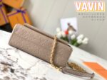 Louis Vuitton LV Vavin Super High Quality Brown Women’s Handbag with Sunken Monogram Pattern 25x18x10cm - Image 6