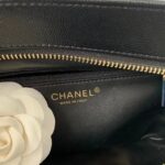 Chanel Vintage Classic Like Auth Handbags Black Woman’s 30x21x8cm - Image 3