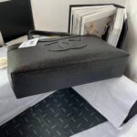Chanel Vintage Classic Like Auth Handbags Black Woman’s 30x21x8cm - Image 4