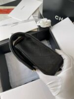 Chanel Medium Classic Like Auth Handbags Cowhide Black Lock Gold 25.5cm - Image 3