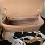 Chanel Woc Brown Handbags Pearl Handle Plated 11.5×14.5x5cm - Image 7
