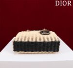 Dior D-Joy Lady Wicker Handbag 22cm - Image 6