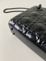 Dior Lady Matte Black Diamond Pattern 17cm - Image 7