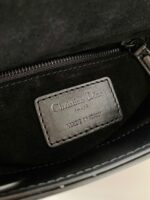 Dior Lady Matte Black Diamond Pattern 17cm - Image 5
