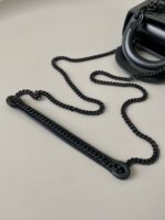 Dior Lady Matte Black Diamond Pattern 17cm - Image 3