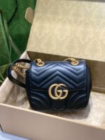 Gucci Marmont Rep 11 Women’s Handbag High Quality Black 20cm - Image 9