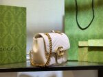 Gucci Marmont Replica 1:1 Women’s Handbag High Quality White 20cm - Image 2