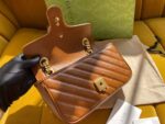 Gucci Marmont Women’s Handbag Super Brown Smooth Leather 22cm - Image 5