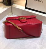 Gucci Marmont Top Handle Like Auth Women’s Handbag Red 27cm - Image 3
