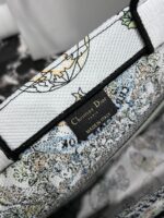Dior Book Tote Women’s Handbag Embroidered Fabric Size 36cm - Image 3