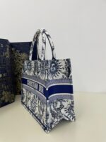 Dior Book Tote Women’s Handbag Embroidered Fabric Size 36cm - Image 2