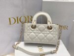 Dior D-Joy Mini Bag White Super Quality Women’s Handbag 16.5x6x10cm - Image 3