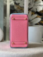 HN 30 Liam Blue/ Rose Pink Togo Leather Gold Hardware - Image 3