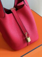 HN 18 Pink Togo Leather Gold Hardware - Image 2