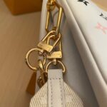 Louis Vuitton LV Coussin Monogram Like Auth Handbags Mix Pink Black Pattern 26x20x12cm - Image 5