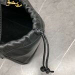 Celine Cabas Black Handbag Soft Leather 22x17x15cm - Image 6