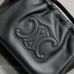 Celine Cabas Black Handbag Soft Leather 22x17x15cm - Image 5