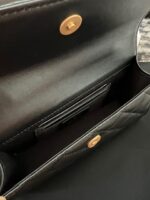 Chanel Woc Black Handbags Pearl Handle Plated Lock Gold 19cm - Image 4