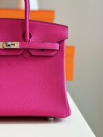 HN 25 Pink Togo leather Palladium Hardware - Image 4
