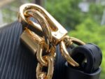 Louis Vuitton LV Twist Black Cowhide Leather Handbags 24cm - Image 9