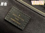 Louis Vuitton LV Vavin Monogram Black With Lock Gold Like Auth Handbags 25x18x10cm - Image 2