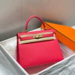 HN 28CM IN ROSE EPSOM GOLD HARDWARE