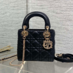 Christian Dior Mini Lady Dior bag in Black