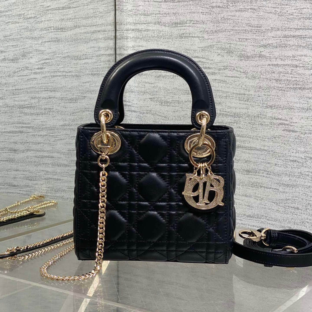 Untitled-design-20.png Christian Dior Mini Lady Dior bag in Black - Image 1