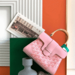 Goyard Saigon Pink Replica 11 High Quality Bag  20x15cm