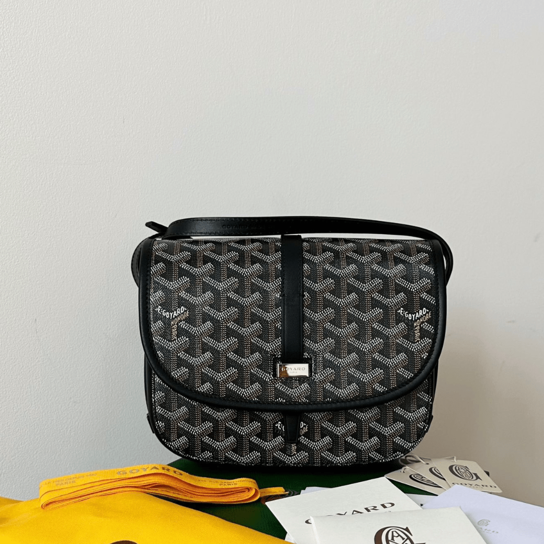 Untitled-design-2025-05-23T194159.070.png Goyard Black Crossbody Handbag Women’s 22x16x7cm - Image 1