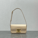 Celine Triomphe Handbag Replica Milky White Super Smooth Leather 20x12cm