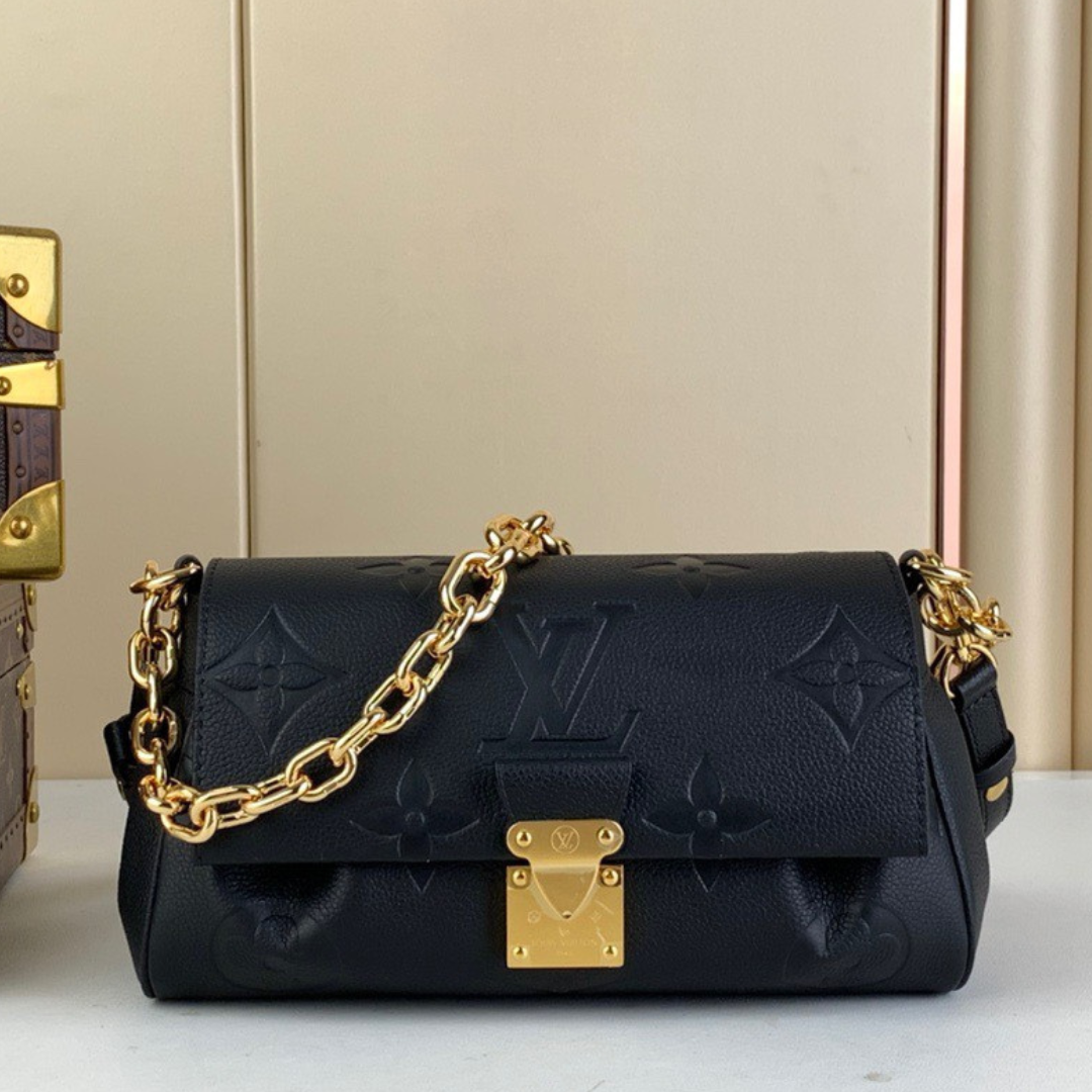 Untitled-design-2025-05-28T055350.696.png Louis Vuitton LV Favorite Replica Black Handbags 24x14cm - Image 1