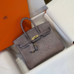 HN 25 Tris Fonce Genuine Lizard Leather Gold Hardware