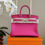 HN Rose Shocking Taurillon Clemence Palladium Hardware