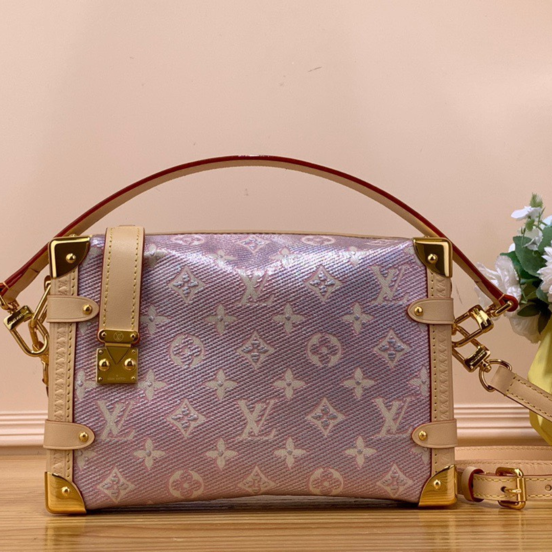Untitled-design-2025-06-02T031859.820.png Louis Vuitton LV Side Trunk Like Auth Monogram Pattern Handbags 21x14x6cm - Image 1