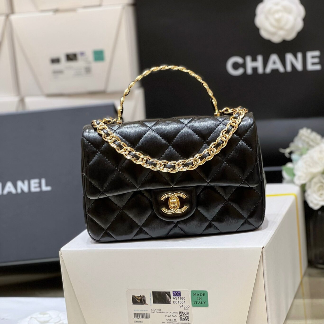 Untitled-design-2025-06-03T194947.628.png Chanel Mini Rectangular Flap With Top Handle Black 20cm - Image 1